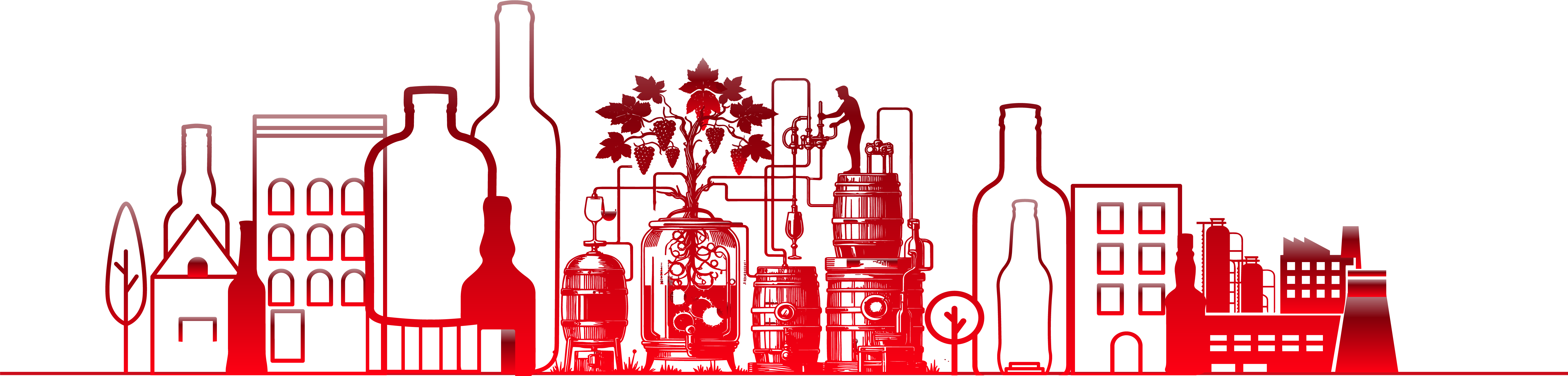 A World of Spirits - UniSpirits product range illustration